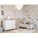 YappyHytte Cama cabina infantil de madera 80x169 Blanco