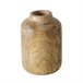 Jarrón PURE 10cm marca  BOLTZE Madera Clara