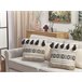 Beliani Cojín decorativo SAMBUCUS Beige