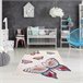 Alfombra infl TOYS 75326 Mariposas para niños moderno Crema