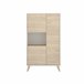 Aparador efecto madera 81 Blanco/ Madera
