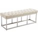 Banco - Amun - Simil cuero 120x38 Crema