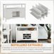 Aparador de Cocina MDF HOMCOM, hogar - cocina Blanco