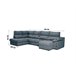 Rinconera con cama DEXTER Antracita