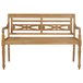 Banco de madera datavia de jardín 120x51 Azul