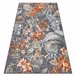 Alfombra Estructural BOTANIC 65262 flores 117x170 Gris Oscuro