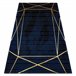 Alfombra EMERALD exclusivo 1022 glamour 180x270 Azul
