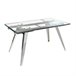 ANGEL CERDA Mesa comedor extensible cristal Transparente