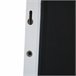Espejo para puerta Lesina con 2 ganchos aluminio 37x2 Blanco
