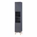 Armario alto Overath con 2 puertas MDF pino Gris