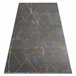 Alfombra EMERALD exclusivo 1012 glamour 120x170 Gris