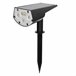 Aktive Foco solar LED 5-10 lúmenes diseño 2 en 1 Negro