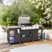 Cocina exterior TEXAS - 4+1 quemadores Negro