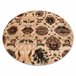 Alfombra de lana SUPERIOR circulo LATICA 200x200 Crema