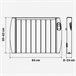Emisor Térmico Digital (8 cuerpos) Saona 5020W Blanco