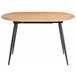 Beliani Mesa de comedor extensible CLAVET Beliani Mesa de comedor extensible CLAVET Marron Claro