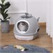 Arenero para Gatos PP, ABS PawHut Gris