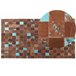 Beliani Alfombra de pelo corto ALIAGA 80x150 Turquesa