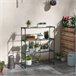 Estantería para Plantas Acero Outsunny Verde