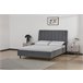 Cama MAJESTIC 150x190cm color gris Cama MAJESTIC 150x190cm color gris Gris