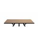 Mesa de comedor MILENA cuadrada 136cm roble negro Madera