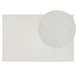 Beliani Alfombra de pelo corto ELLEK 140x200 Blanco/ Beige