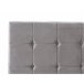 Beliani Cama con somier Terciopelo AMBERT 168x212 Gris
