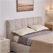 Cama WALDORF 150x190cm color beige Beige