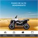 Quad Eléctrico Infantil PP, Metal HOMCOM Blanco