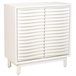 Aparador de madera de 2 puertas Blanco
