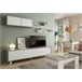 Mesa extensible de comedor LINE Cemento