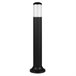 Baliza Para Exterior Policarbonato Serie Indoo Negro