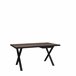 Mesa extensible de comedor NELLEKE Cemento