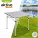 Mesa camping plegable de aluminio Aktive Camping Gris