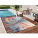 Alfombra abstracta de pelo corto SAMARA - ATTICGO 160x230 Multicolor
