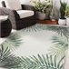 Alfombra de cuerda sisal COLOR Hojas Selva 120x170 Verde
