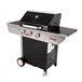 Barbacoa de 3 quemadores MANHATTAN 300S Negro