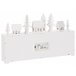 Beliani Figura decorativa MUONIO Blanco