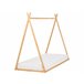 Beliani Estructura de cama Madera de pino SAURAT 94x206 Marron