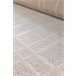 Alfombra con diseño geométrico y relieve CALEDONIA - ATTICGO 80x150 Crema