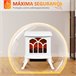 Chimenea Eléctrica Metal, Plástico HOMCOM, hogar - climatización Chimenea Eléctrica Metal, Plástico HOMCOM, hogar - climatización Blanco