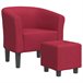 Sillón Con Diseño De Cubo Rojo
