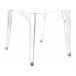 Beliani Silla para eventos WESTBRIDGE Transparente