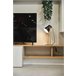 Compacto TV ARY 225cm blanco y roble Blanco/ Madera