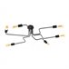 Aplique DEDALO marca ONLI LIGHTING Negro