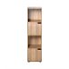 [Mueble 3 estantes acabado madera 2 puertas MODU [Mueble 3 estantes acabado madera 2 puertas MODU Marron