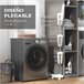 Tendedero Plegable ABS y Acero Inoxidable HOMCOM Gris
