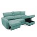 Chaise longue convertible en cama tela APRIL Verde