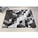 Alfombra INTERO TECHNIC 3D Diamantes Triángulos 160x220 Gris