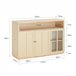 Aparador de Comedor con 3 Puertas 1 Compartimiento SoBuy FSB80-MI Beige
